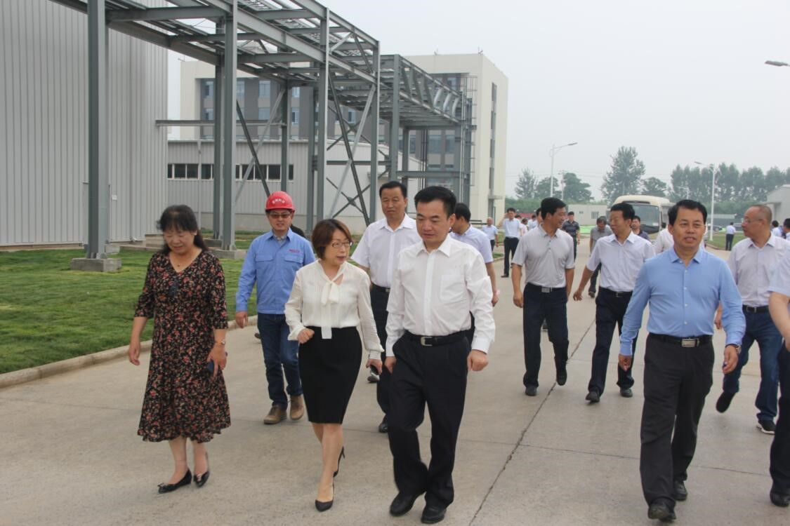 渭南市长李毅视察蒲城pp电子科技新资料有限公司 渭南市长李毅视察蒲城pp电子科技新资料有限公司