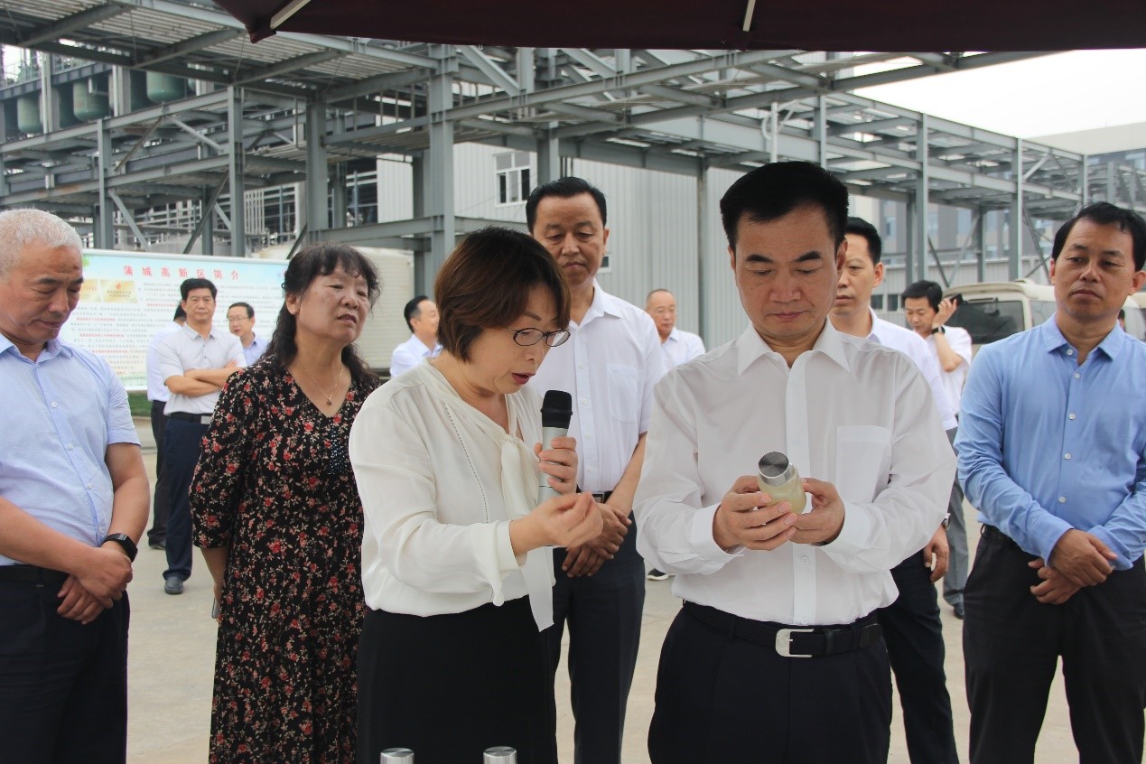 渭南市长李毅视察蒲城pp电子科技新资料有限公司 渭南市长李毅视察蒲城pp电子科技新资料有限公司