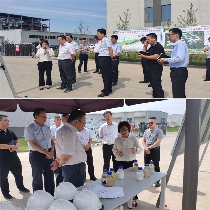 渭南市市长王琳一行调研蒲城pp电子新资料产业园项目 渭南市市长王琳一行调研蒲城pp电子新资料产业园项目