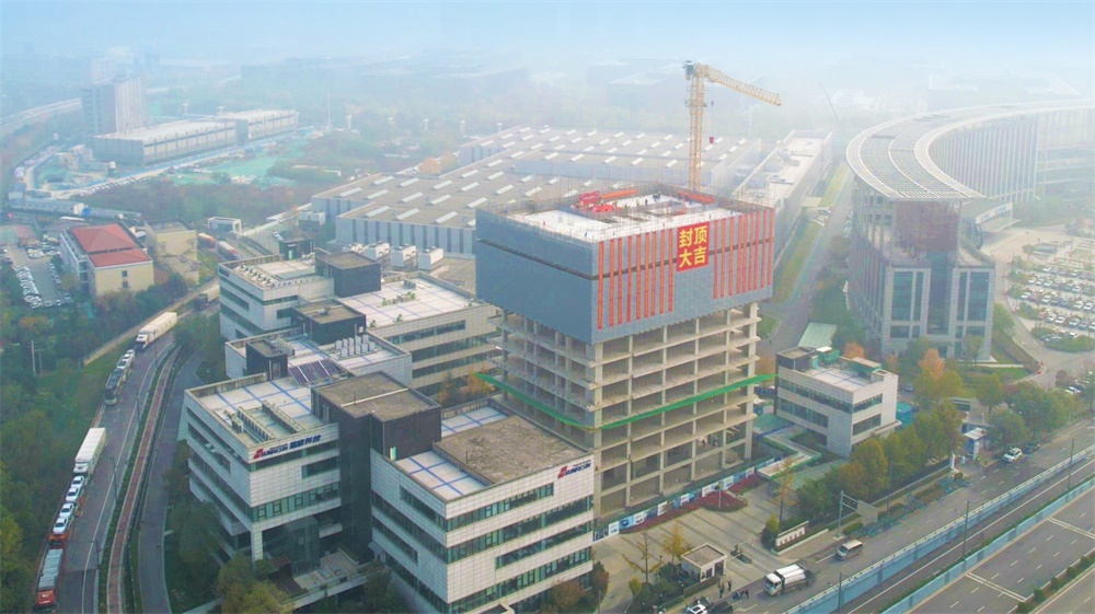 热烈祝贺pp电子科技高新二期大楼封顶典礼圆满实现 热烈祝贺pp电子科技高新二期大楼封顶典礼圆满实现